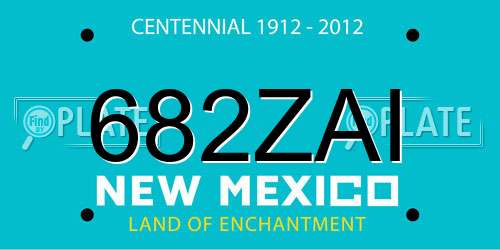 682ZAI New Mexico License Plate
