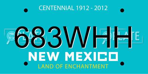 683WHH New Mexico License Plate