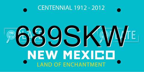 689SKW New Mexico License Plate
