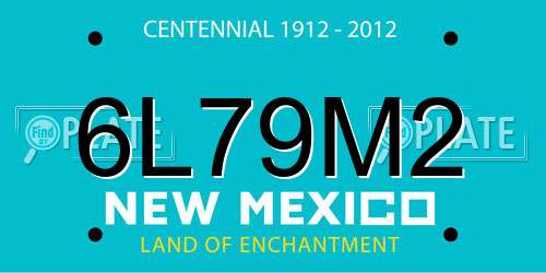 6L79M2 New Mexico License Plate