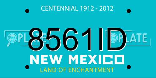8561ID New Mexico License Plate