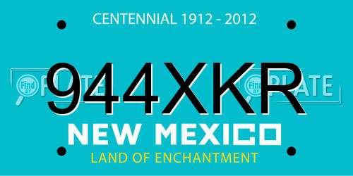 944XKR New Mexico License Plate