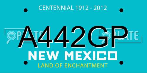 A442GP New Mexico License Plate
