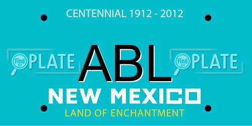 ABL New Mexico License Plate