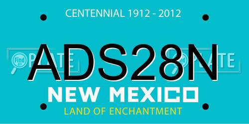 ADS28N New Mexico License Plate