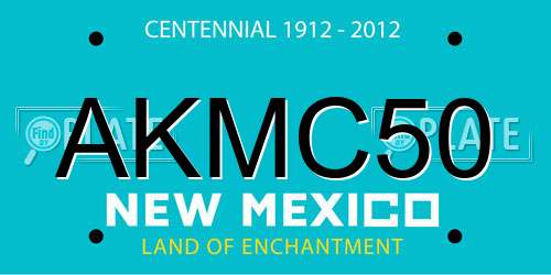 AKMC50 New Mexico License Plate