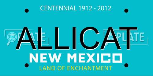 ALLICAT New Mexico License Plate