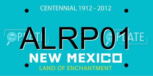 ALRP01 New Mexico License Plate