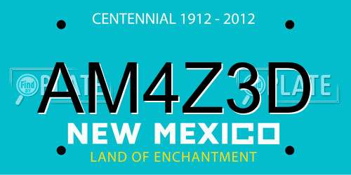 AM4Z3D New Mexico License Plate
