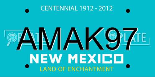 AMAK97 New Mexico License Plate