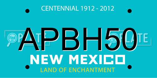 APBH50 New Mexico License Plate