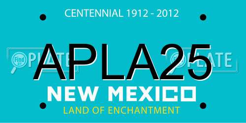 APLA25 New Mexico License Plate