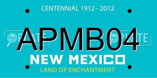 APMB04 New Mexico License Plate