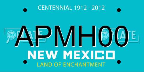 APMH00 New Mexico License Plate