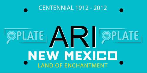 ARI New Mexico License Plate