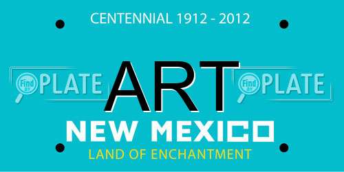 ART New Mexico License Plate