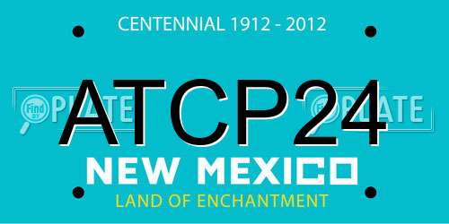 ATCP24 New Mexico License Plate