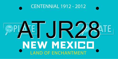 ATJR28 New Mexico License Plate