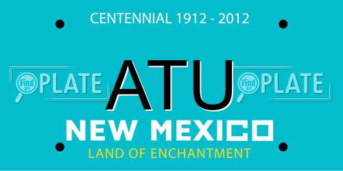ATU New Mexico License Plate