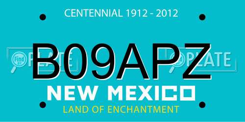 B09APZ New Mexico License Plate