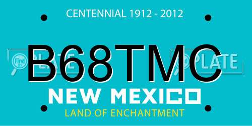 B68TMC New Mexico License Plate