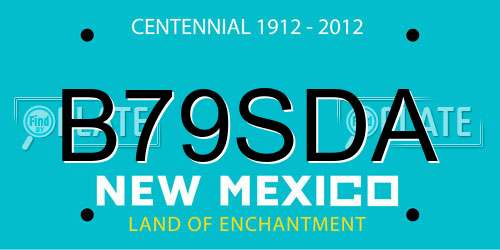 B79SDA New Mexico License Plate