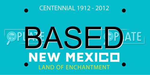 BASED New Mexico License Plate