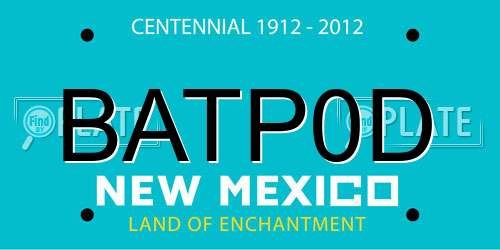 BATP0D New Mexico License Plate