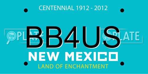 BB4US New Mexico License Plate
