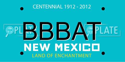 BBBAT New Mexico License Plate