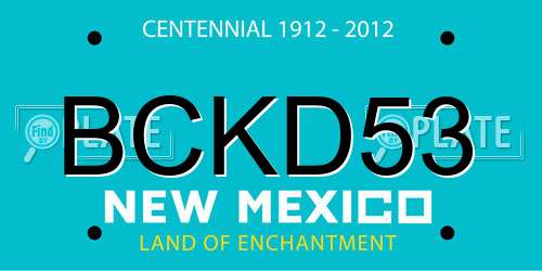 BCKD53 New Mexico License Plate