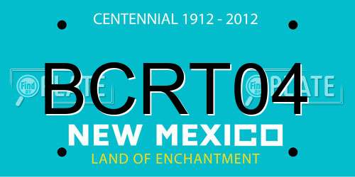 BCRT04 New Mexico License Plate