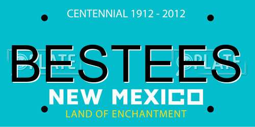 BESTEES New Mexico License Plate