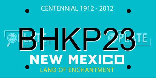 BHKP23 New Mexico License Plate