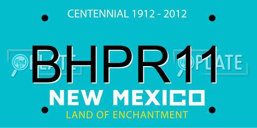 BHPR11 New Mexico License Plate
