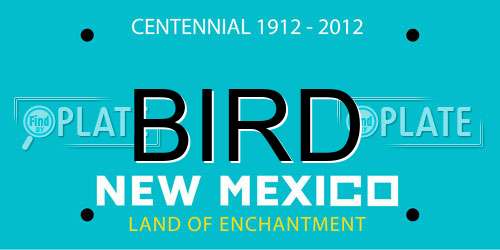 BIRD New Mexico License Plate