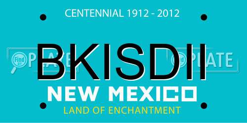 BKISDII New Mexico License Plate