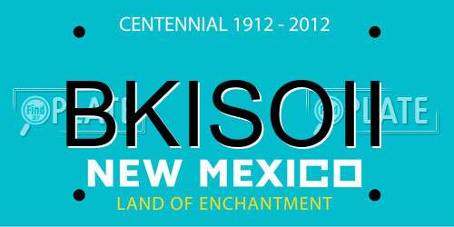BKISOII New Mexico License Plate