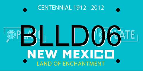 BLLD06 New Mexico License Plate