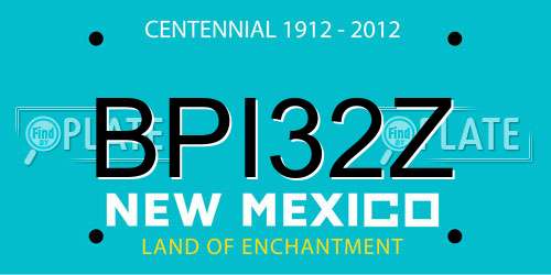 BPI32Z New Mexico License Plate