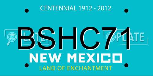BSHC71 New Mexico License Plate