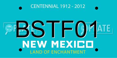 BSTF01 New Mexico License Plate