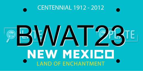 BWAT23 New Mexico License Plate