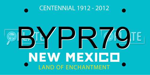 BYPR79 New Mexico License Plate