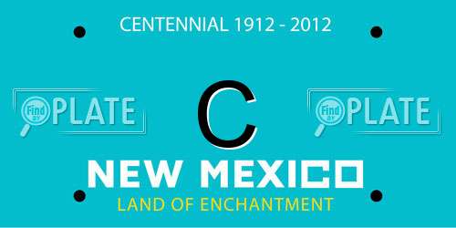 C New Mexico License Plate