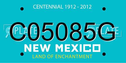 C05085G New Mexico License Plate