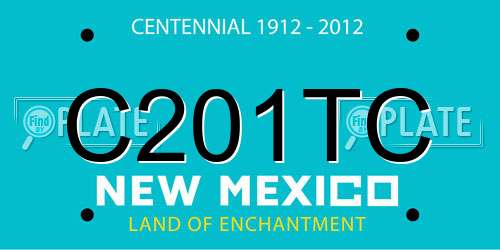 C201TC New Mexico License Plate