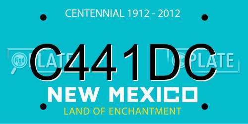 C441DC New Mexico License Plate