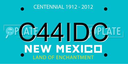C44IDC New Mexico License Plate