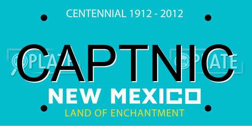 CAPTNIC New Mexico License Plate